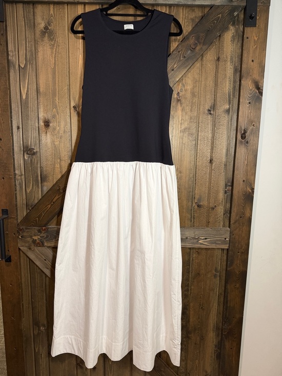 Babaton Dresses & Skirts - Babaton Black and White Sleeveless Maxi Dress